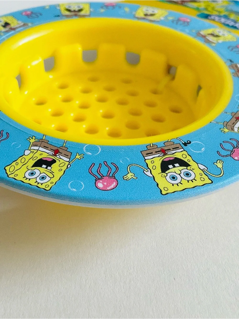 🌼4/$10🌼 NEW SpongeBob SquarePants Yellow & Blue Sink Strainer Kitchen Fun Decor